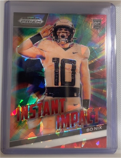 2024 Panini Prizm Draft Picks #II-BN Bo Nix Instant Impact — front