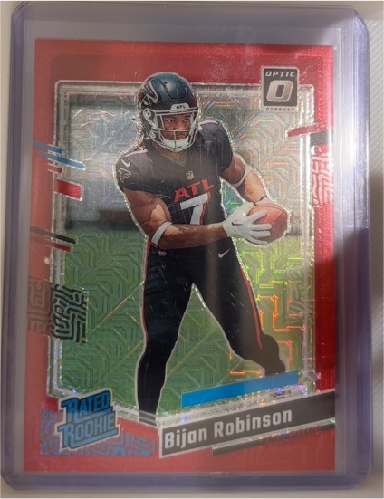 2023 Donruss Optic #206 Bijan Robinson — front