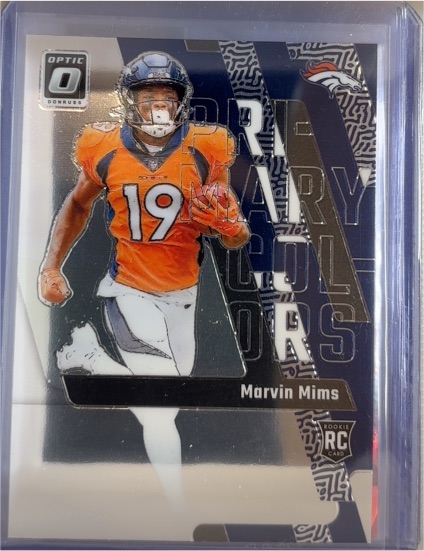 2023 Donruss Optic #15 Marvin Mims Primary Colors Rookie — front