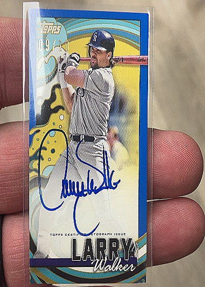 2023 Topps Inception #09 Larry Walker — front