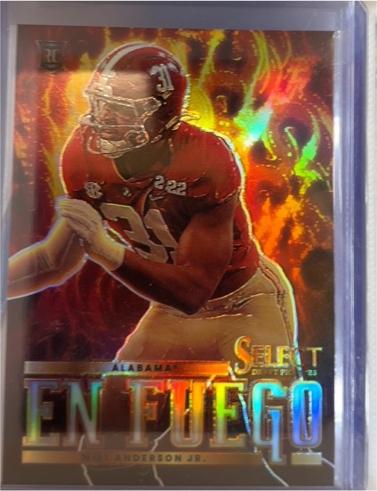 2023 Panini Select Draft Picks En Fuego #EF-WA Will Anderson Jr. — front