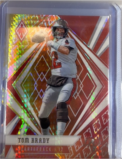 2020 Panini Phoenix Fire Burst #35 Tom Brady — front