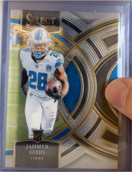 2023 Panini Select - Premier Level #198 Jahmyr Gibbs — front
