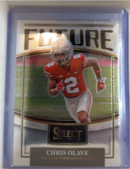 2022 Panini Select Draft Picks Future Silver Prizm #F-CO Chris Olave — front
