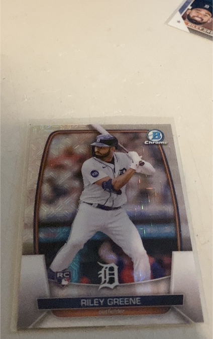 2023 Bowman Chrome #90 Riley Greene — front