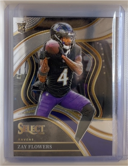 2023 Panini Select #201 Zay Flowers — front