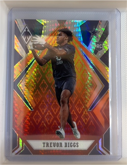 2020 Panini Phoenix #165 Trevon Diggs Rookie Fire Burst — front