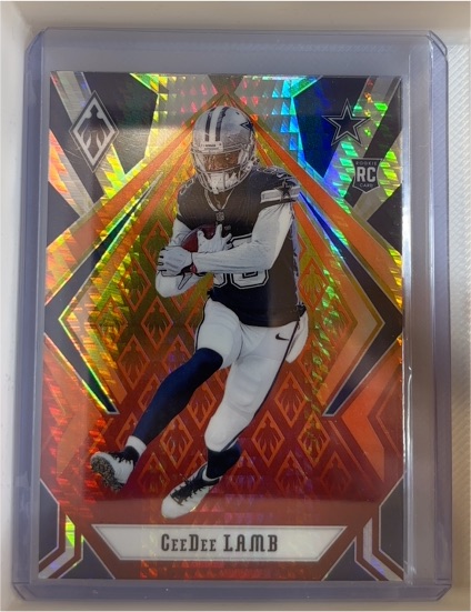 2020 Panini Phoenix Fire Burst #106 CeeDee Lamb — front
