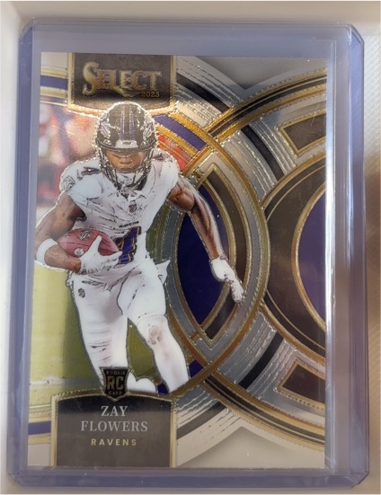 2023 Panini Select Premier Level #157 Zay Flowers — front