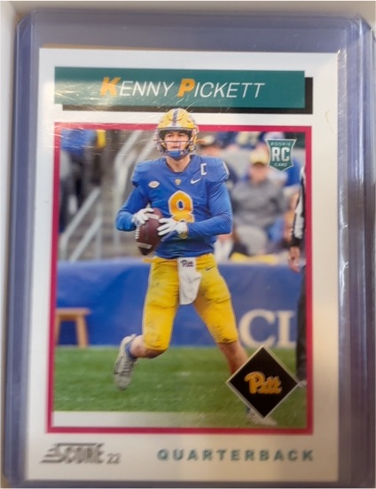 2022 Score 1992 Throwback Rookie #TB1 Kenny Pickett — front