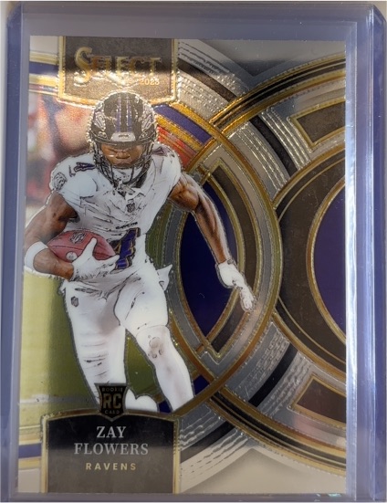 2023 Panini Select Premier Level #157 Zay Flowers — front