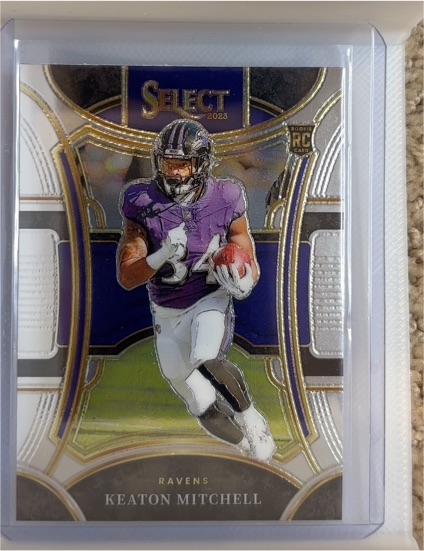 2023 Panini Select #RC Keaton Mitchell — front