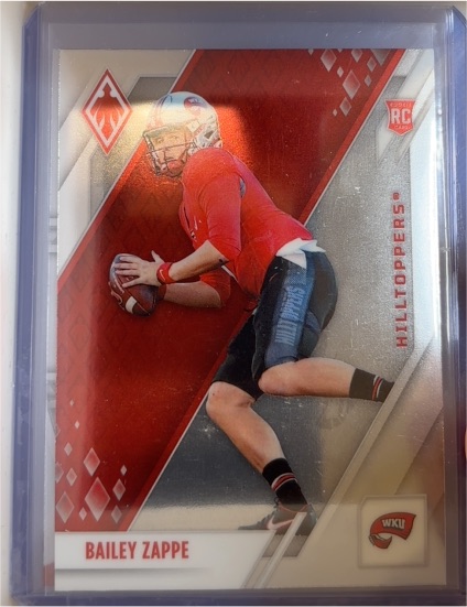 2022 Panini Chronicles Draft Picks Phoenix #2 Bailey Zappe — front