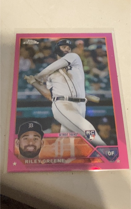 2023 Topps Chrome #182 Riley Greene — front