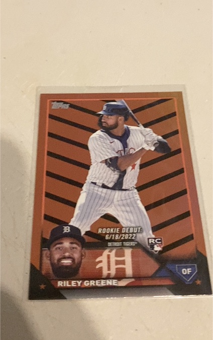 2023 Topps Update #US298 Riley Greene — front