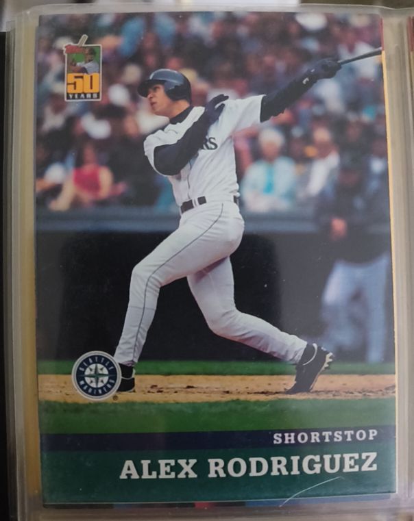 2001 Topps Post Cereal 50 Years #1 Alex Rodriguez — front