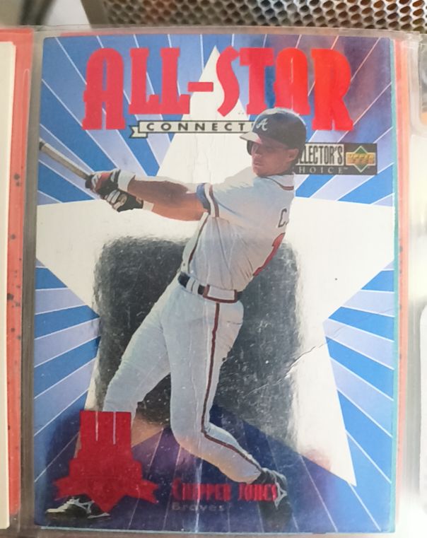 1997 Upper Deck Collector's Choice All-Star Connection #30 Chipper Jones — front