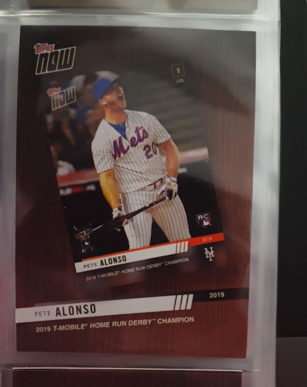 2020 Topps #TNR-6 Pete Alonso Topps Now Review 2019 — front