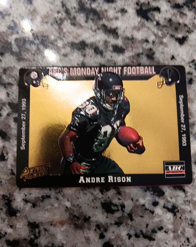 1993 Action Packed Monday Night Football #16 Andre Rison — front