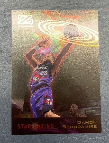1997-98 Skybox Z-Force #13SG Damon Stoudamire Star Gazing — front