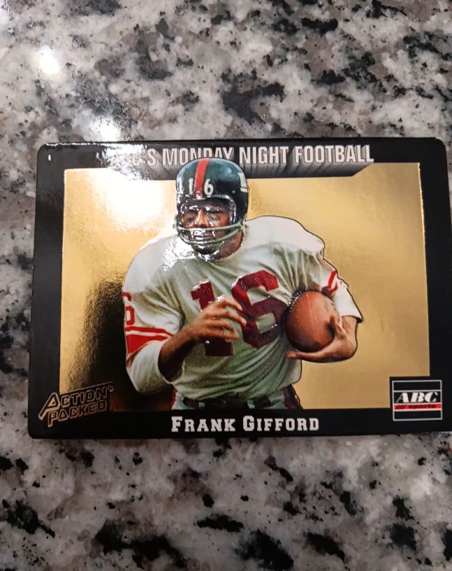 1993 Action Packed Monday Night Football #80 Frank Gifford — front