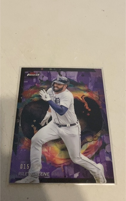 2024 Topps Finest #207 Riley Greene — front