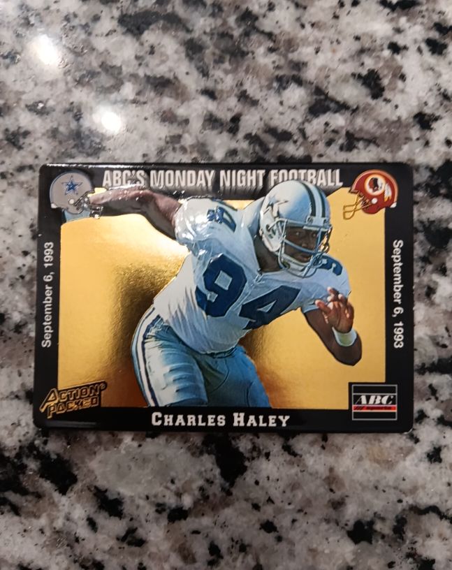 1993 Action Packed Monday Night Football #78 Charles Haley — front
