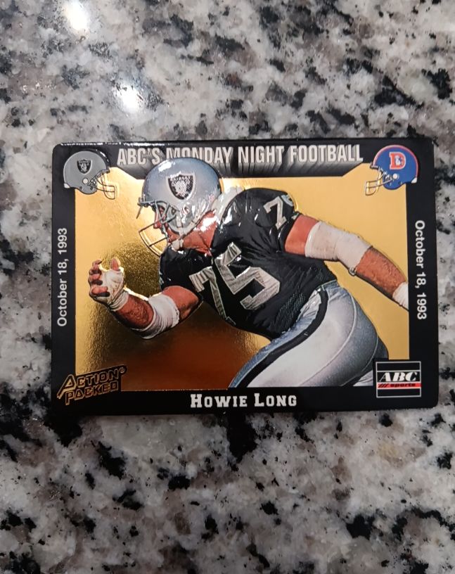 1993 Action Packed Monday Night Football #35 Howie Long — front