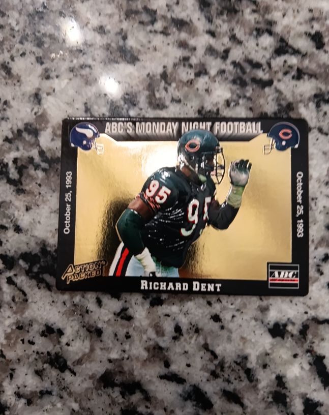 1993 Action Packed Monday Night Football Richard Dent — front