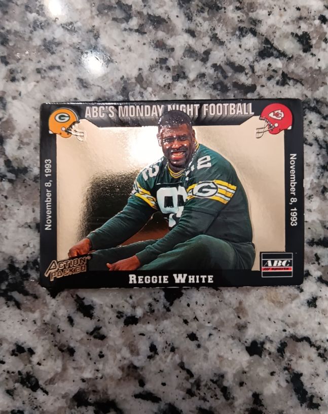 1993 Action Packed Monday Night Football #40 Reggie White — front