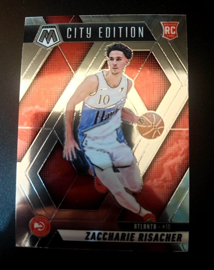 2024-25 Panini Mosaic City Edition #274 Zaccharie Risacher — front