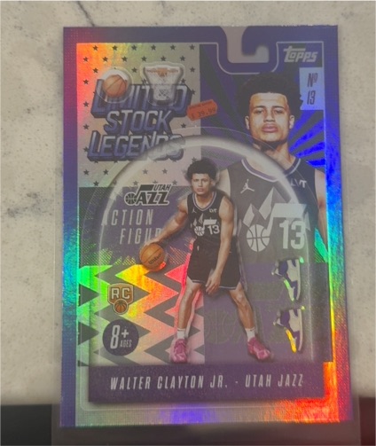 2025-26 Topps #LST-18 Walter Clayton Jr. Limited Stock Legends — front