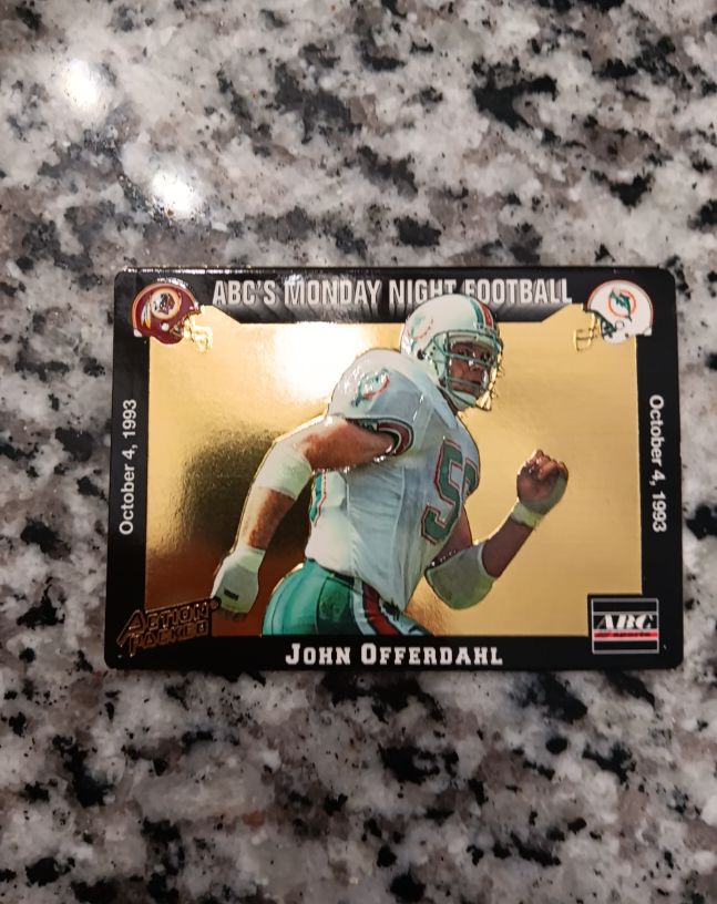 1993 Action Packed Monday Night Football John Offerdahl — front