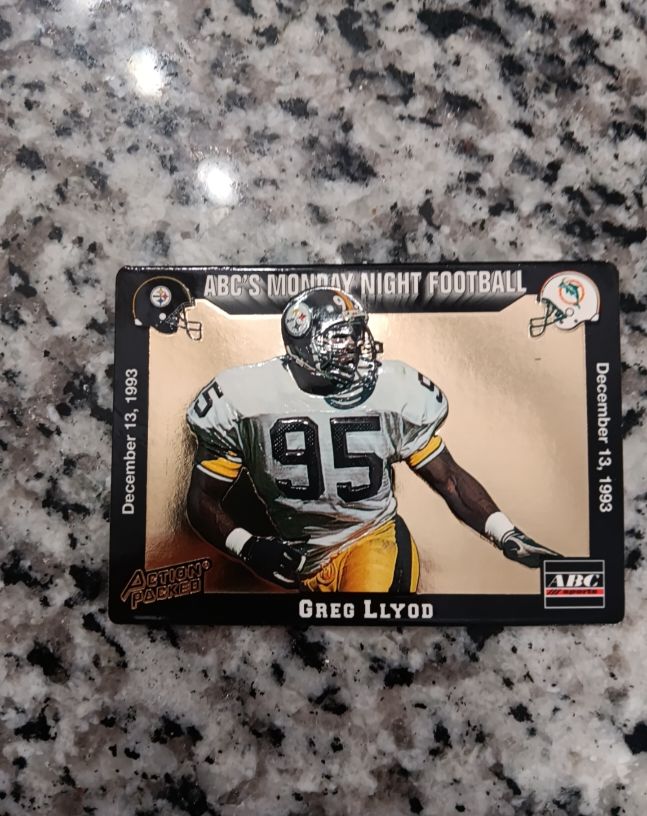 1993 Action Packed Monday Night Football #63 Greg Lloyd — front
