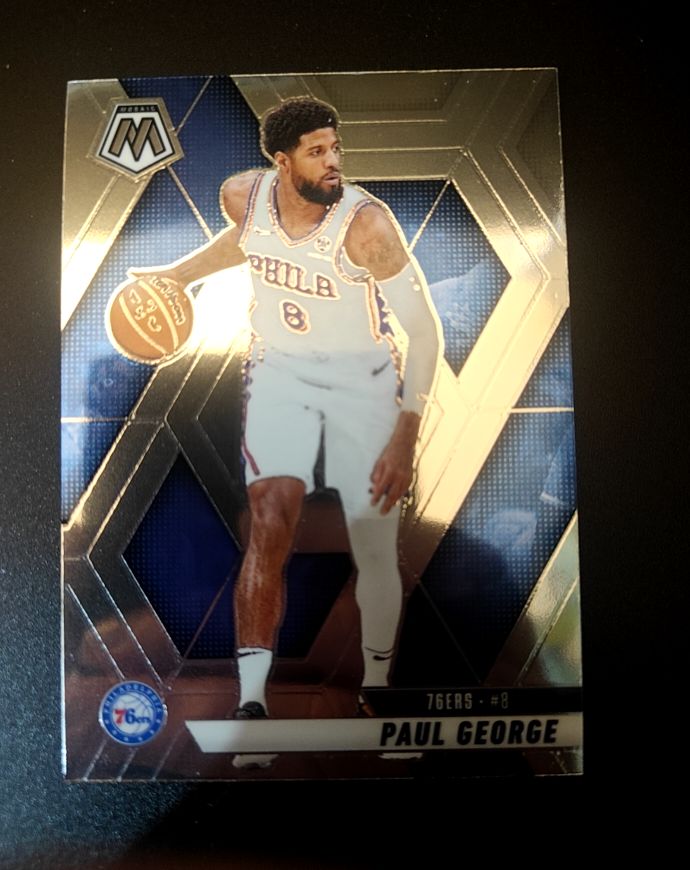2024-25 Panini Mosaic #8 Paul George — front