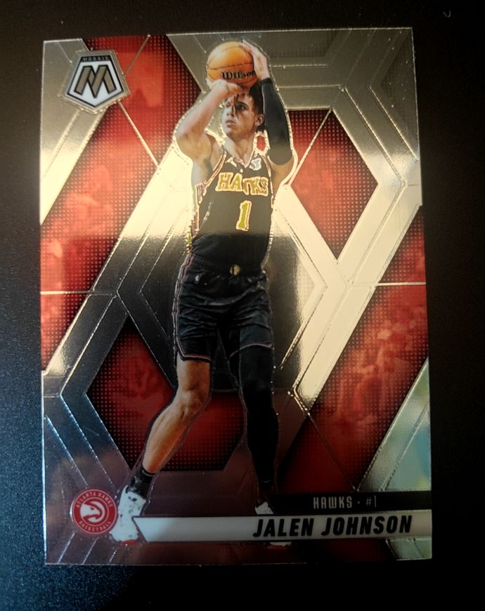 2024-25 Panini Mosaic #1 Jalen Johnson — front