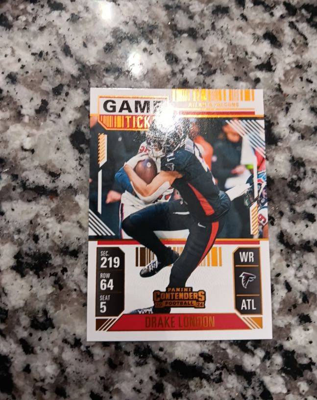 2024 Panini Contenders #5 Drake London — front