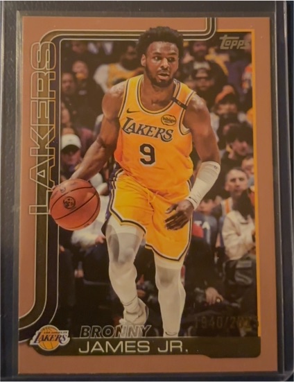 2025-26 Topps #152 Bronny James Jr. — front