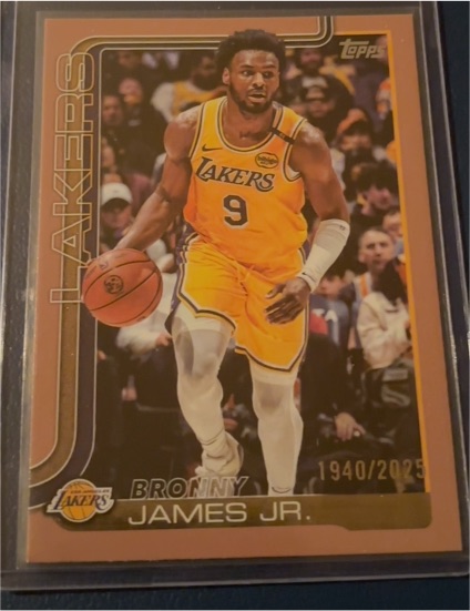 2025-26 Topps #152 Bronny James Jr. — front