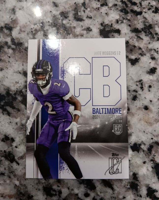 2024 Topps Signature Class #68 Nate Wiggins — front