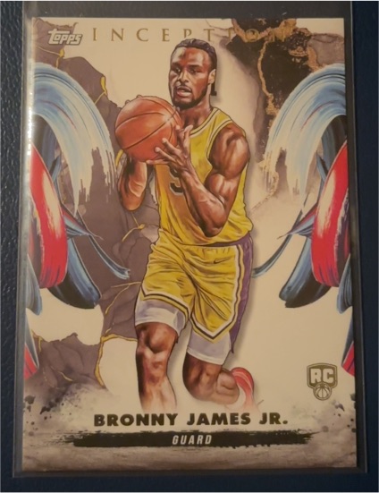 2024-25 Topps Inception #45 Bronny James Jr. — front