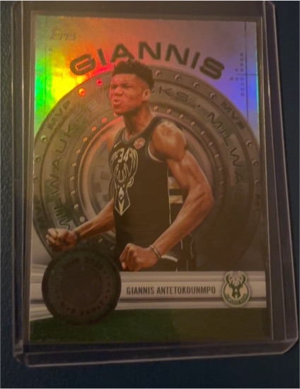 2025-26 Topps Basketball MVP Vault #MVP-3 Giannis Antetokounmpo — front