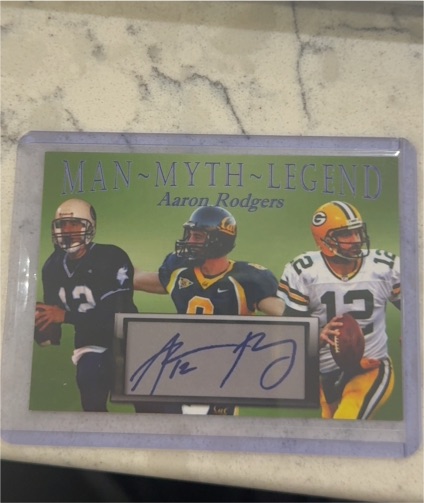 1990 Man-Myth-Legend Aaron Rodgers — front