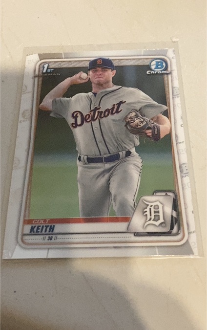2020 Bowman Chrome #BD-54 Colt Keith — front