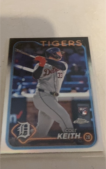 2024 Topps Chrome #2 Colt Keith — front