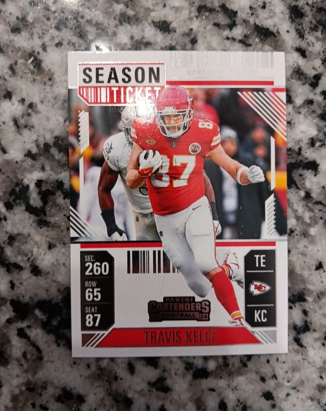 2024 Panini Contenders Season Ticket #48 Travis Kelce — front