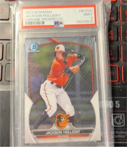 2023 Bowman Chrome Prospects #BCP20 Jackson Holliday — front