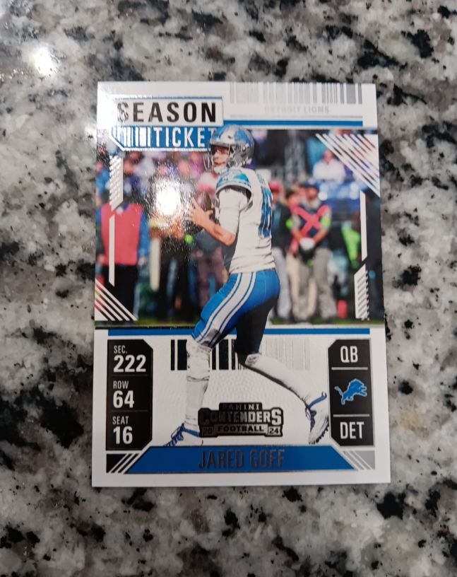 2024 Panini Contenders Season Ticket #31 Jared Goff — front