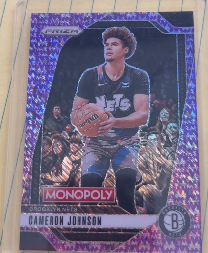 2024-25 Panini Prizm Monopoly #53 Cameron Johnson — front