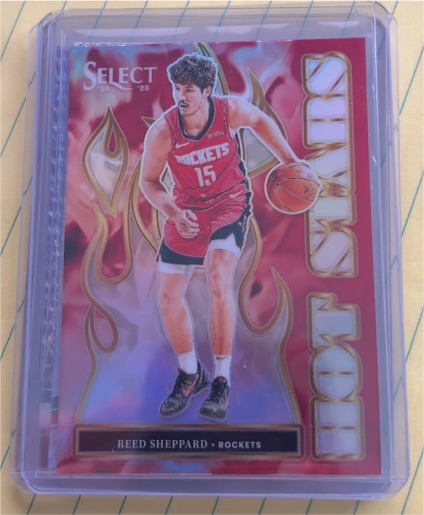 2024-25 Panini Select #6 Hot Stars Reed Sheppard — front
